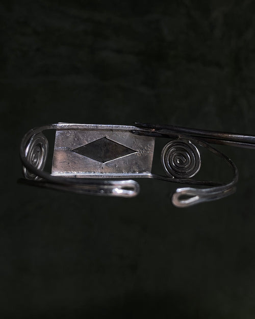 Rhyolite spiral bangle