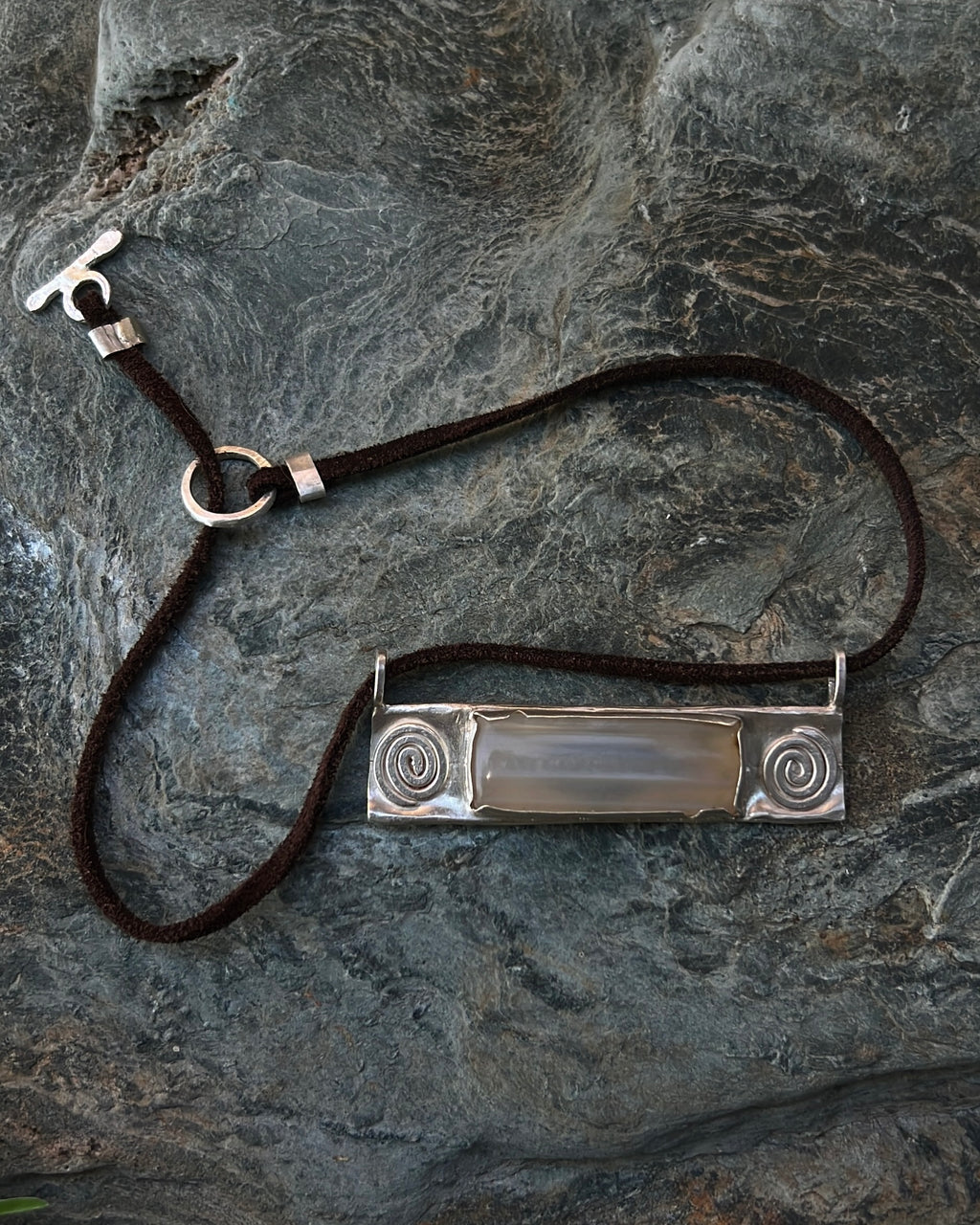 Chalcedony necklace