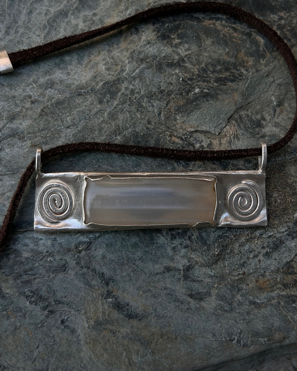 Chalcedony necklace